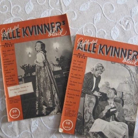 ALLE KVINNER'S - 1943 -2 stk. Se bilder! ******