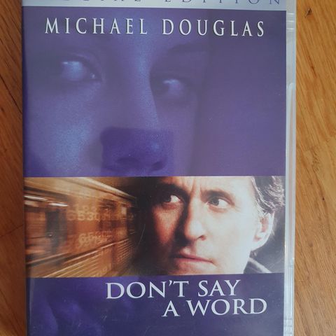 DON'T SAY A WORD Special edition