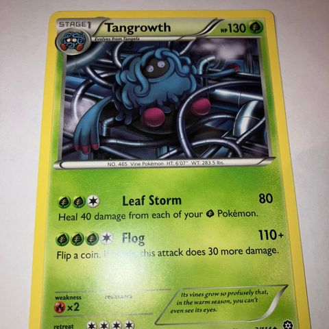 Tangrowth 2/114 Pokemon kort