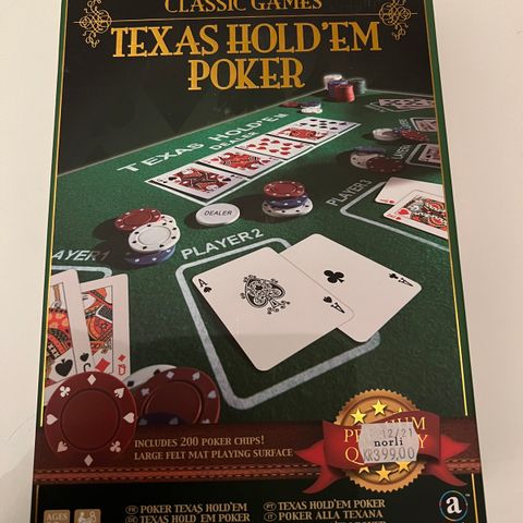 Brettspill - Texas Hold'em Poker