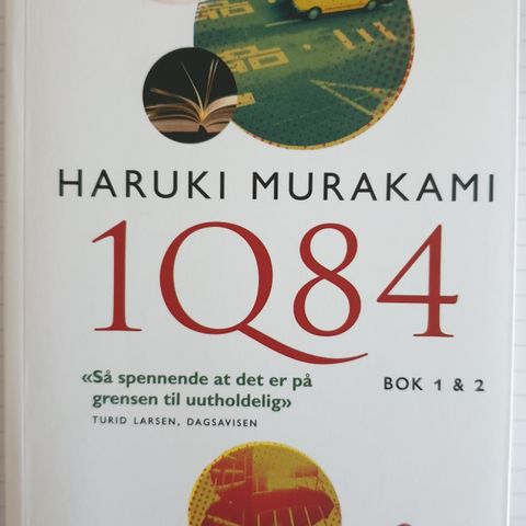 1Q84 - Haruki Murakami. Bok 1 & 2 i samme bind. Pocket