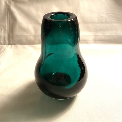 Kunstglass vase fra 1950 tallet