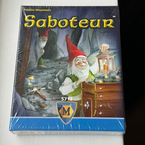 Saboteur kortspill. Uåpnet