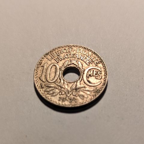 10 centimes 1929, Frankrike