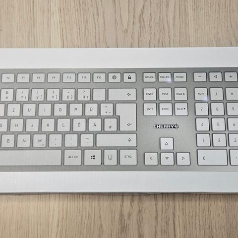 (ny) Cherry DW 9100 SLIM, silver - Trådløst tastatur og mus