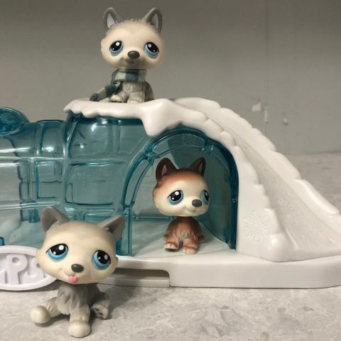 Ønskes kjøpt: littlest pet shop- polar puppies sett (Hasbro) G1 (2006)