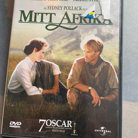 Filmen Mitt Afrika på DVD