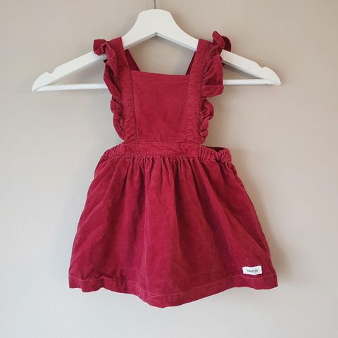 Rød Newbie kjole str 86