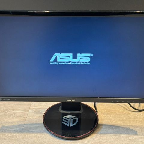 Asus VG248QE 24" gamingskjerm (sort)