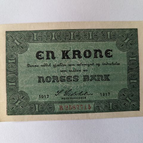 1 krone, 1917