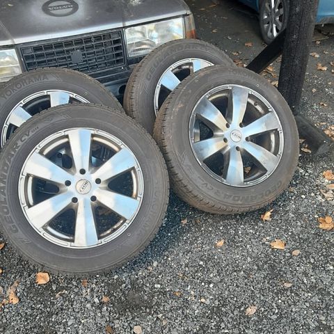 18 toms sommerhjul Jeep 5x127 Dotz felger