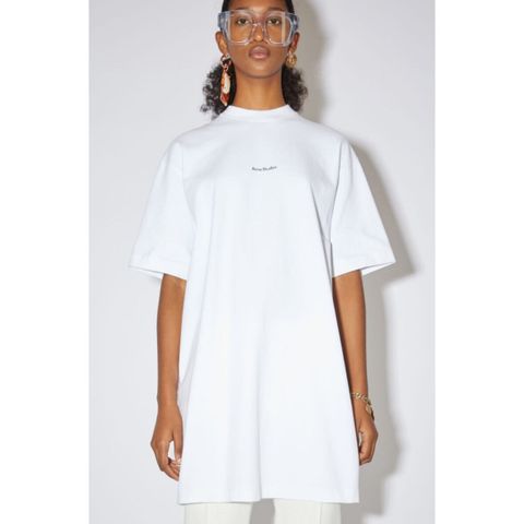 Acne Studios logo t-shirt dress