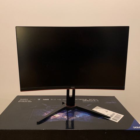 AOC 27" Curved gamingskjerm C27G1 144 Hz