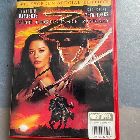 The Legend of Zorro på DVD