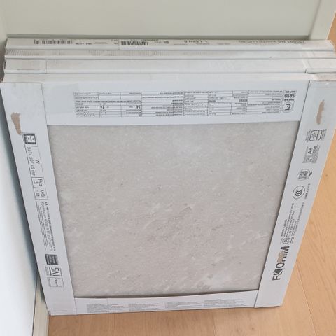 Rock salt white gold 60x60 polerte flis