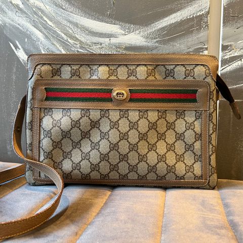 Vintage Gucci monogram canvas