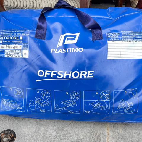 Plastimo 6 manns redningsflåte Offshore ORC