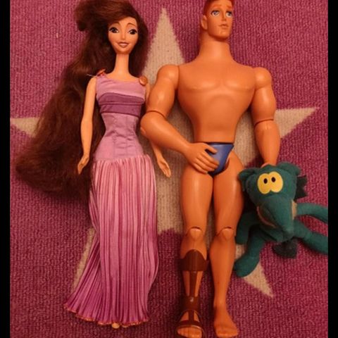 Hercules og Megara Disney dukker SELGES 💜