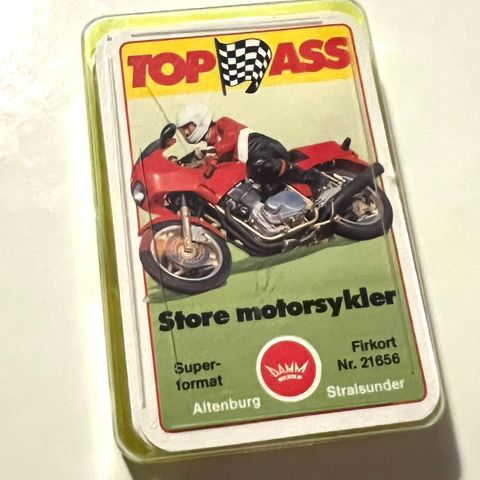 Top Ass - spillkort med store motorsykler