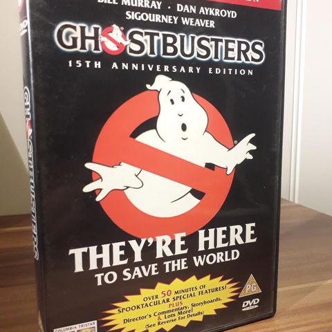 "Ghostbusters" (norsk tekst) 15th anniversary edition DVD