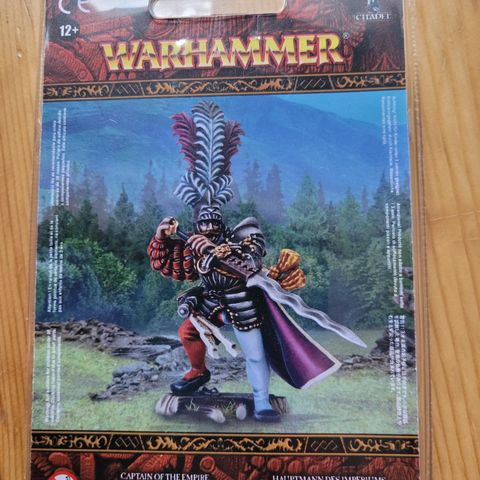 CAPTAIN OF THE EMPIRE WARHAMMER THE OLD WORLD CITIES OF SIGMAR AOS BLISTER HERO