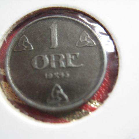 1 Øre 1945 Jern kv o