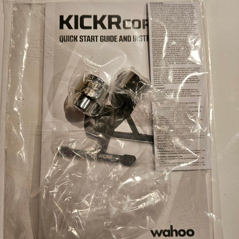 Wahoo Kickr Core adapters and papers