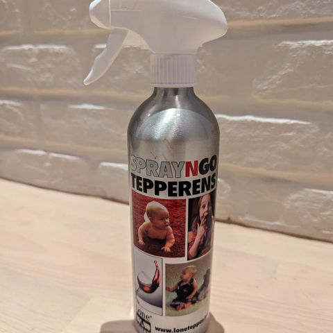 Tepperens spray (brukt en gang)