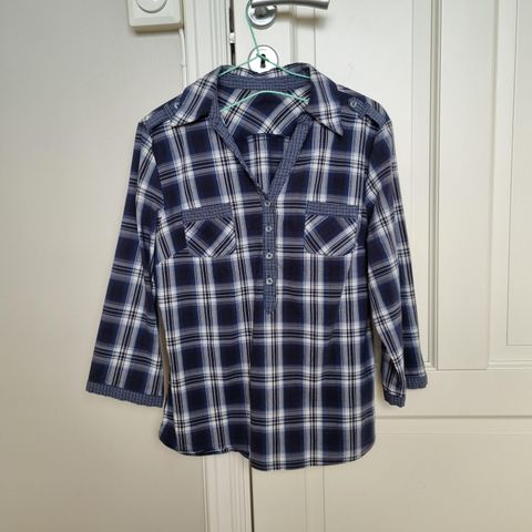 Fine bluse 3/4 ermer