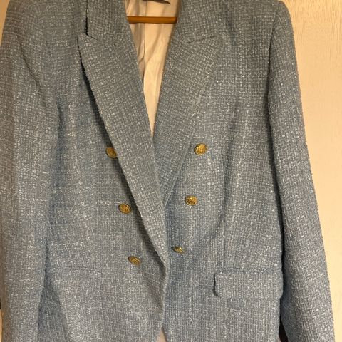 Zara tweed blazer str XL
