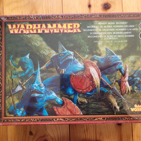 WARHAMMER Games Workshop Lizardmen Skinks Regiment