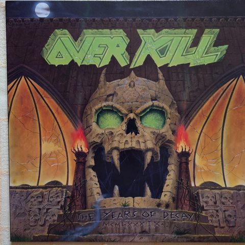 Overkill: The Years of Decay LP 1989