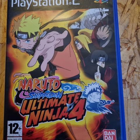 Meget pent PS2 Naruto Shippuden Ultimate Ninja 4