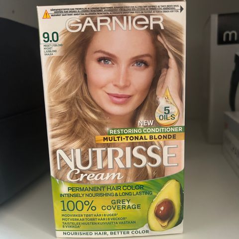 Nutrisse hårfarge 9.0