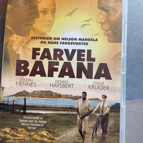 Filmen Farvel Bafana på DVD