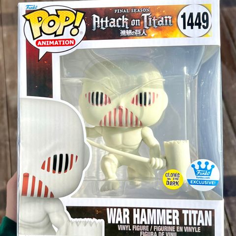 Funko Pop! War Hammer Titan (Glow in the Dark) | Attack on Titan (1449)