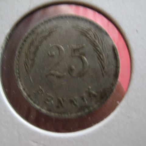 25 Pennia Finland  1937