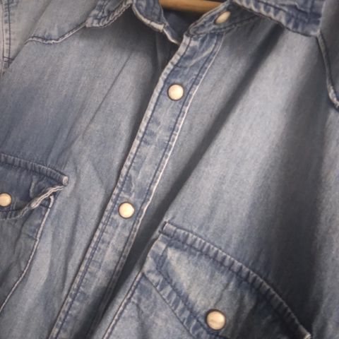 Denim skjorte