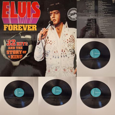 ELVIS PRESLEY "FOREVER" 32 HITS AND THE STORY OF A KING (1974)