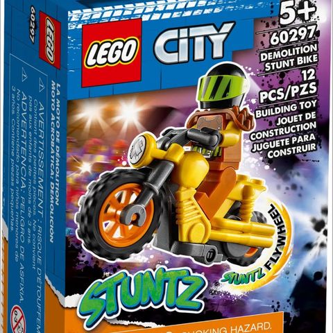 Lego City 60297 Stuntz Demoleringsstuntsykkel