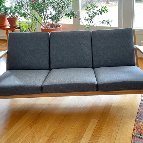 Vintage Hans J. Wegner GE-290 3-seter sofa