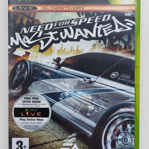 "NEED FOR SPEED - MOST WANTED" til Xbox
