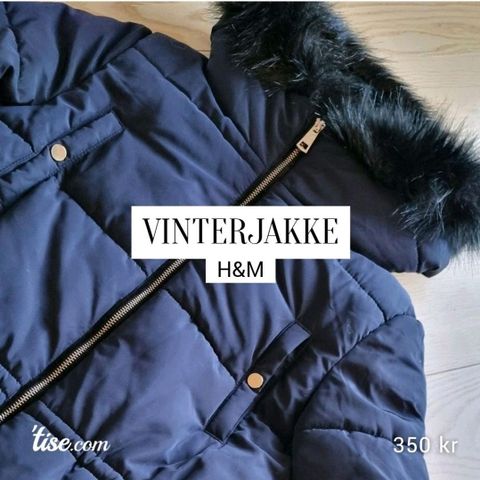 Vinterjakke - som ny