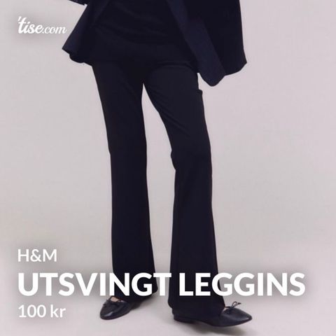 Utsvingt leggins fra H&M selges