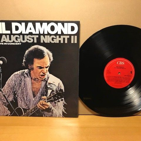 Vinyl, Neil Diamond, Hot August Night II, Dobbel LP, CBS460408 1