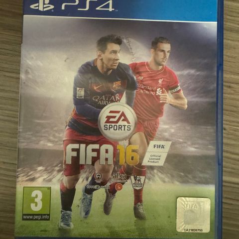 FIFA 16 PS4 nesten ubrukt