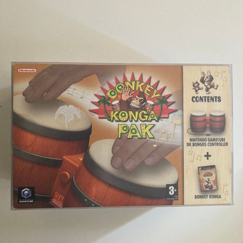 Donkey Konga Pak (Ny, ubrukt)