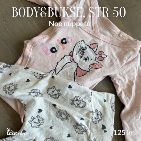 Body&bukse, str 50