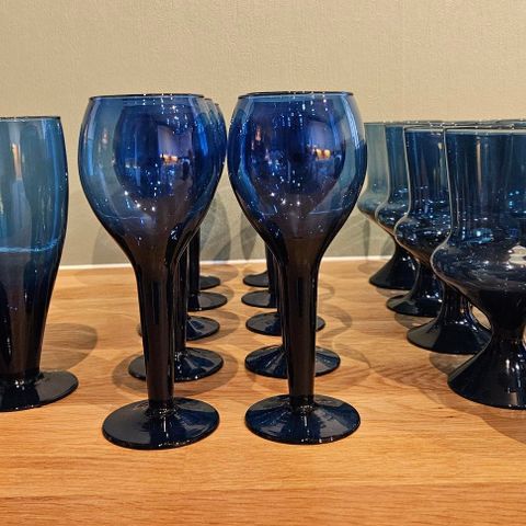 Denby-milnor Blue flare glass (22 stk)