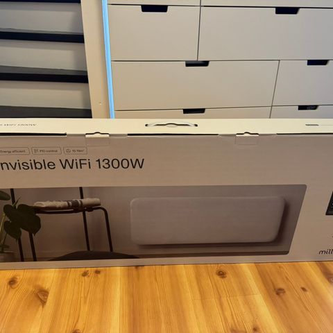 Ny Mill Invisible WiFi Gen 3 panelovn 1300W